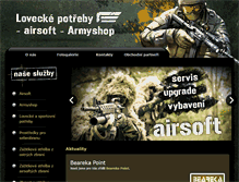 Tablet Screenshot of airsoftworld.cz